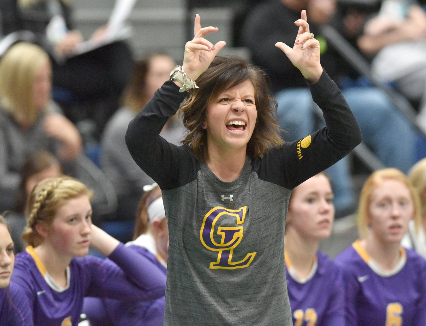 Central Lyon vs Council Bluffs St. Albert state volleyball